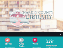 Tablet Screenshot of hardincountylibrary.org